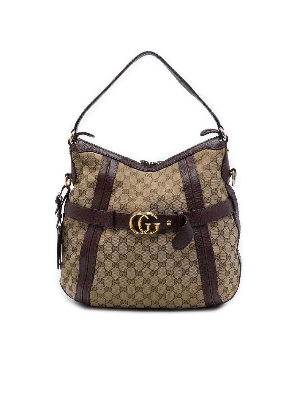 Gucci Medium Gg Canvas Running Satchel #342921G50B